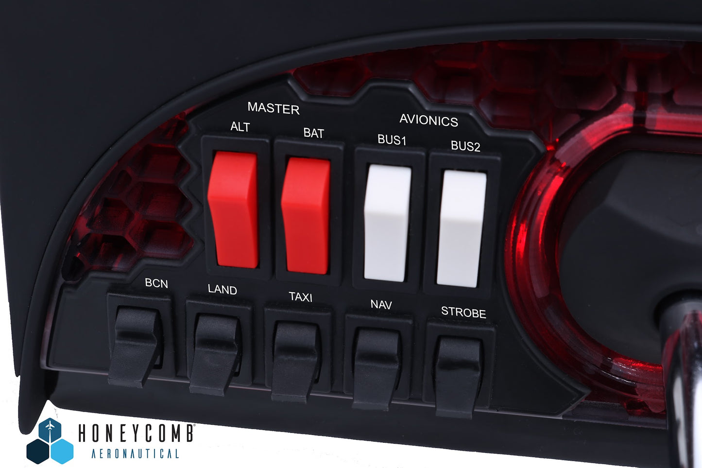 Honeycomb Alpha Yoke & Switch Panel