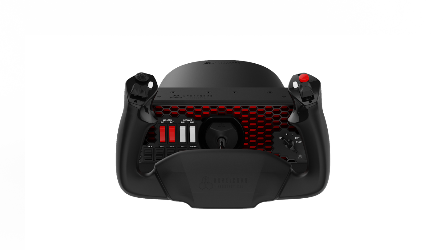Honeycomb Alpha Yoke Flight Controls XPC