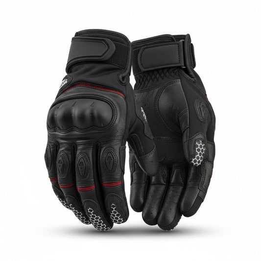 GripForce RS Pro — Leather Motorsport Racing Gloves