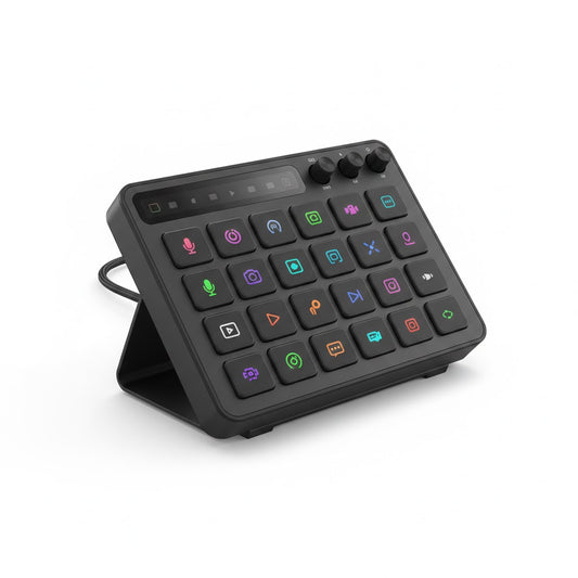 CommandCast Pro — 24-Key RGB Studio Control Deck