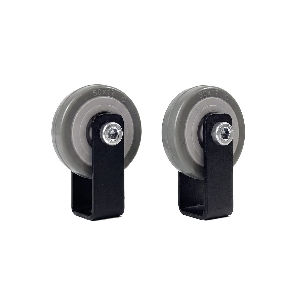 DOF Reality 2-Axis Transport Wheels on a pure white background