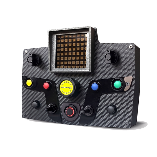 GT-FLAG Sim Racing Button Box on a pure white background
