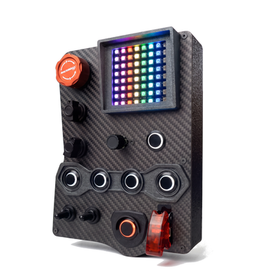 GT-FLAG V2 Sim Racing Button Box on a pure white background