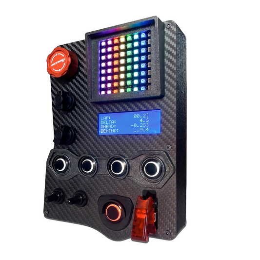 GT3-PRO Sim Racing Button Box on a pure white background