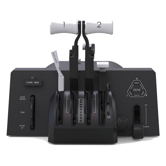Honeycomb Bravo Throttle Quadrant Lite on a pure white background