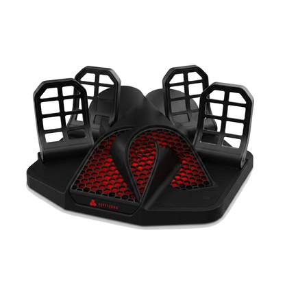 Honeycomb Charlie Rudder Pedals on a pure white background